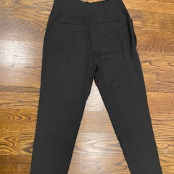 Clearout-Sandro one side peplum style black pants (3/4 length) size 36 - Picture 5 of 9